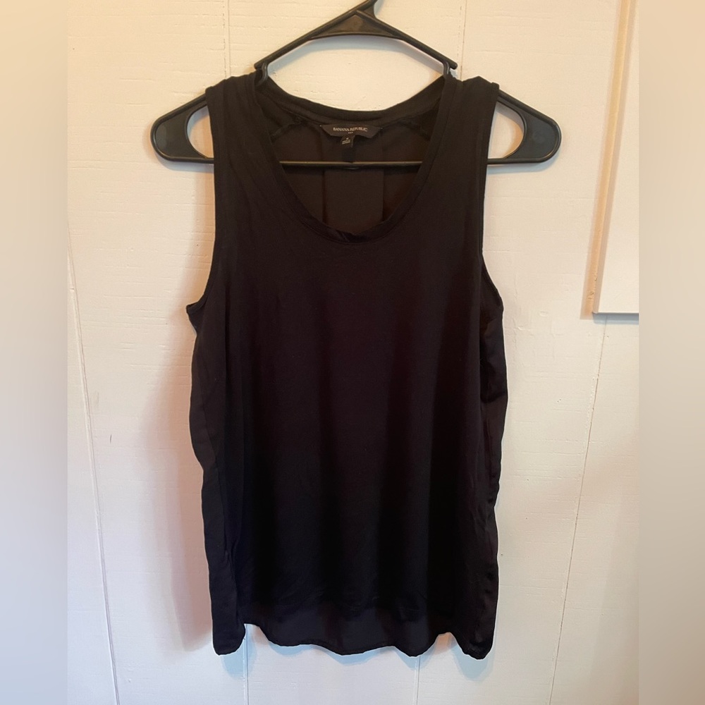 Black tank/blouse for business attire or elevated casual